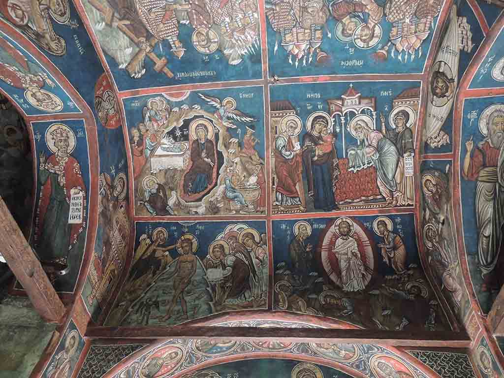 243 - Interno della chiesa di Asinou - Cipro