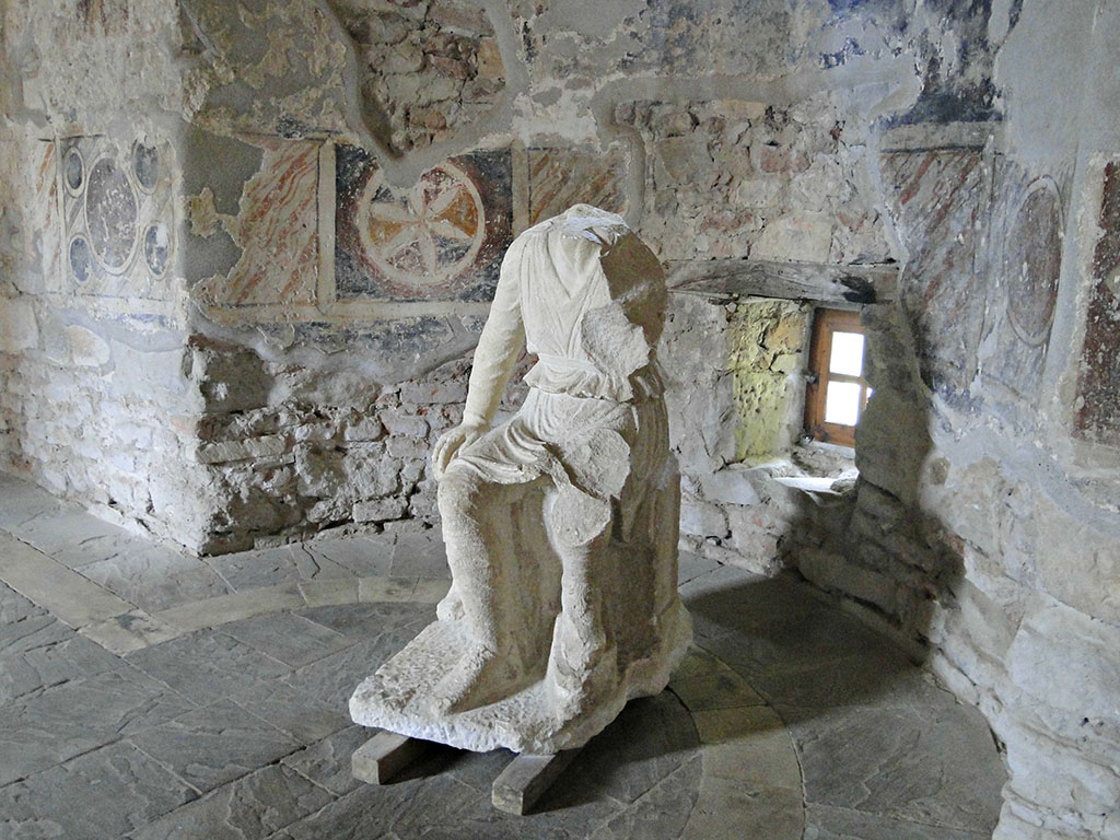 619 - Apollonia interno del monastero bizantino di Shen Meri - Albania