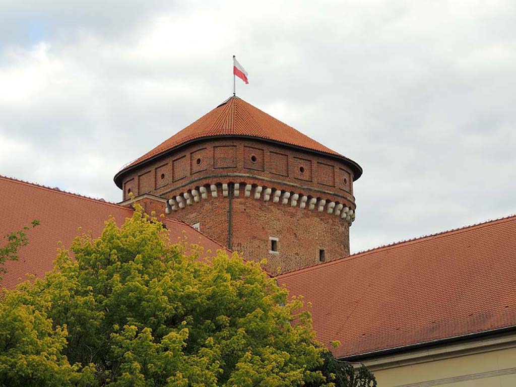 985 - Particolare del castello reale di Wawel a Cracovia - Polonia