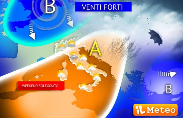 WEEKEND DI FREDDO E  <BR> SOLE, POI LA âTEMPESTAâ