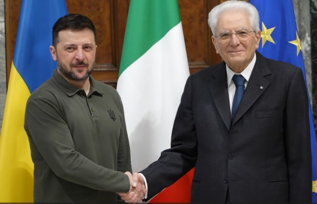 MATTARELLA: CON UCRAINA <BR> PER SICUREZZA EUROPA