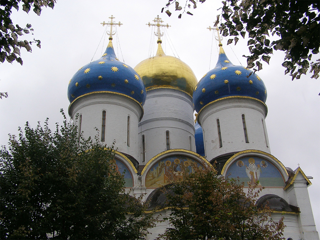 909 - monastero delle Trinita' di Sergiev Posad nei pressi di Mosca - Russia