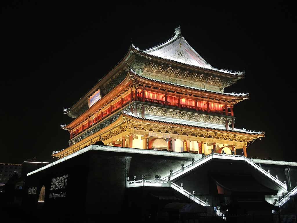 659 - Torre della campana e del tamburo a Xi'An