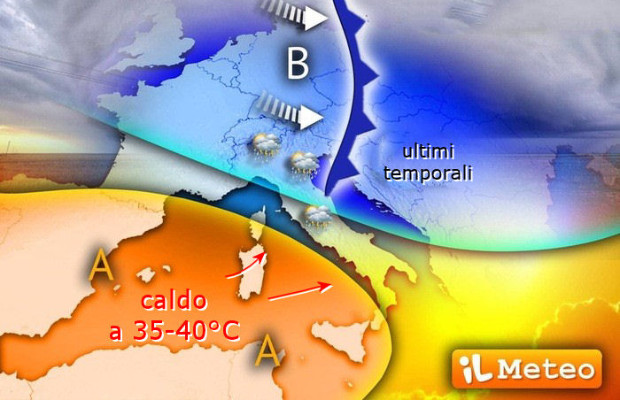 AL CENTRO-SUD <BR> NUOVA ONDATA CALDO