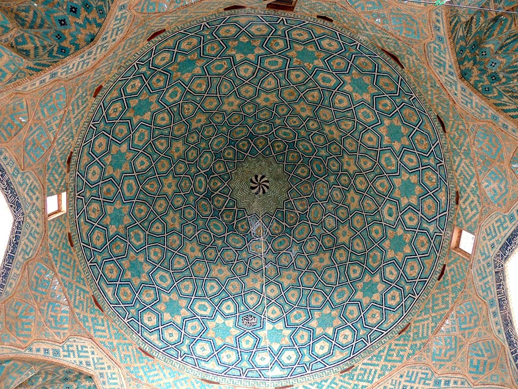 693 - Volta della cupola della moschea Jame a Yazd