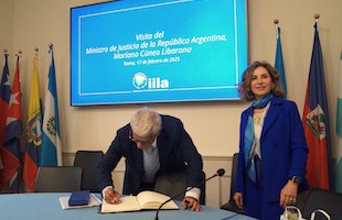 IILA-Argentina, incontro tra SG Cavallari e il ministro della Giustizia, Mariano CÃºneo Libarona