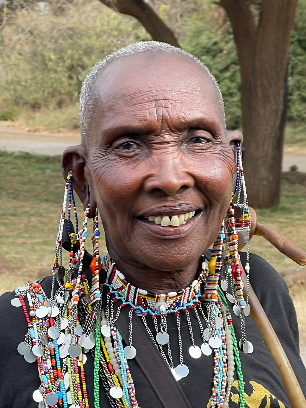 37 - Donna Masai nel Parco Nazionale Tsavo Est - Kenya
