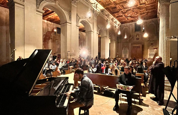 LA BASILICA DIVENTATA <BR> UN CENACOLO ARTISTICO