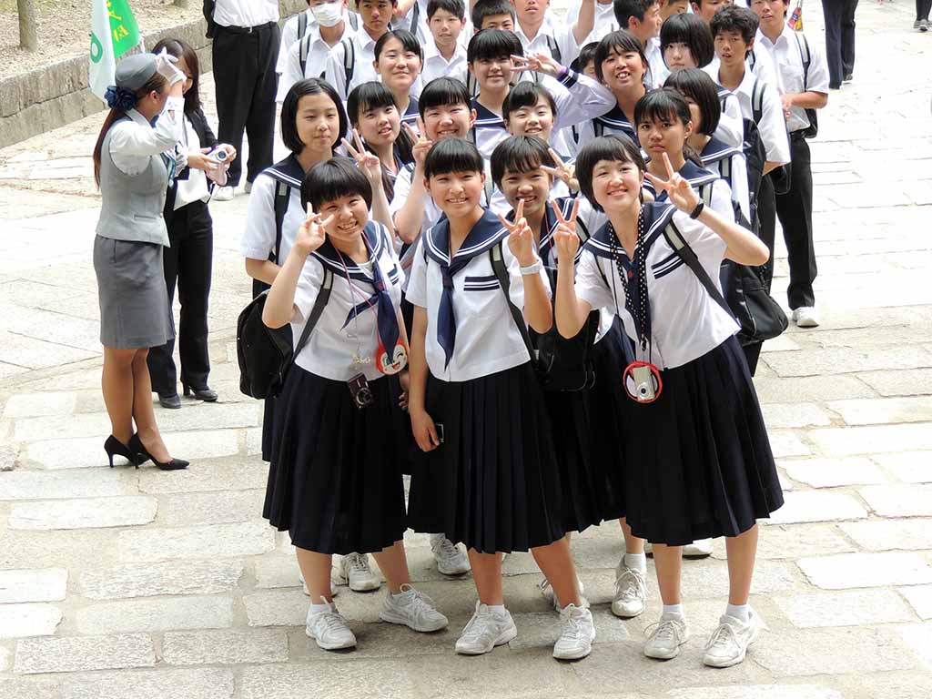 301 - Studenti a Nara - Giappone