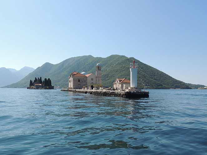 1018 - Isola Madonna dello scalpello e isola di San Giorgio nelle bocche di Cattaro - Montenegro