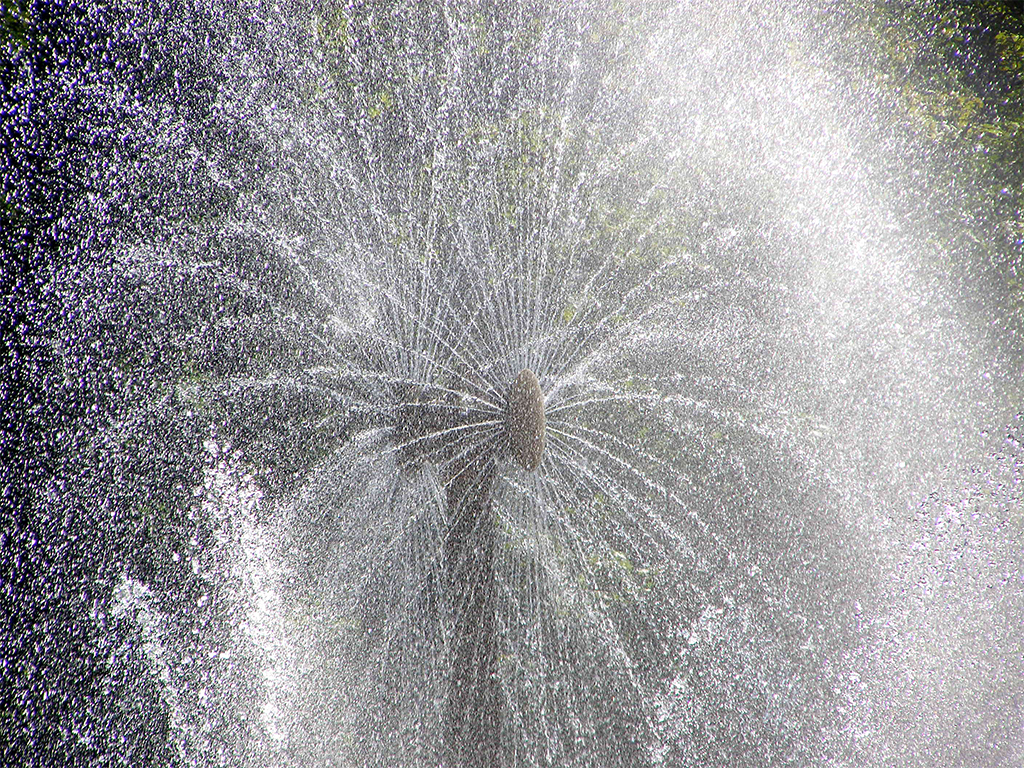 901 - giochi d'acqua della fontana aÂ Petrodvorets nel pressi di San Pietroburgo