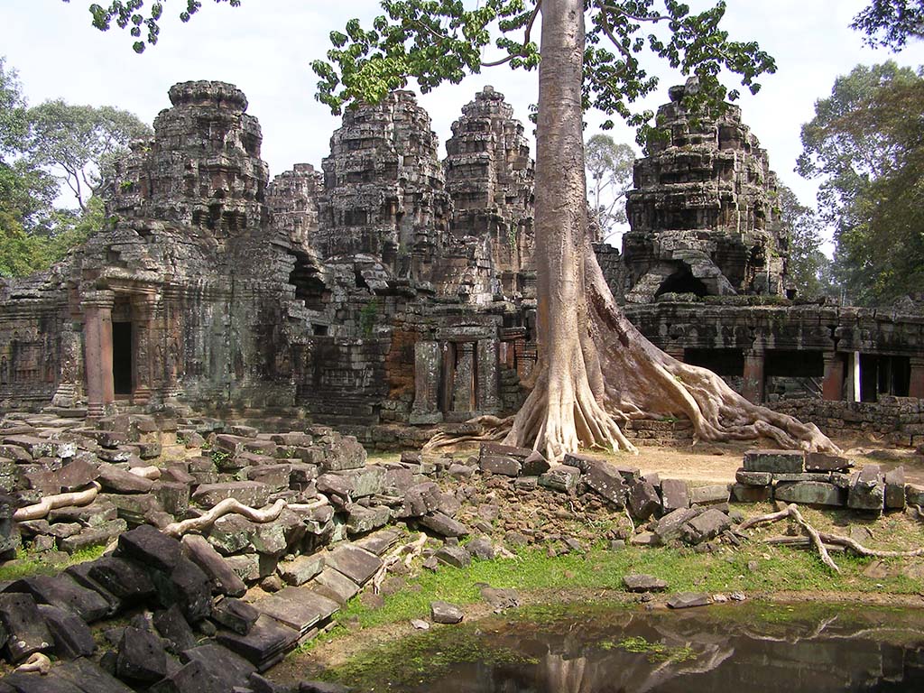 554 - Angkor Wat tempio Bantery Kdei - Cambogia