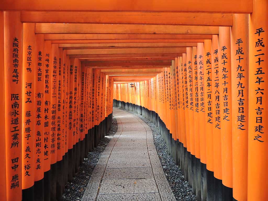292 - Kyoto, Santuario di Fushimi Inari con i suoi 4 Km di torii