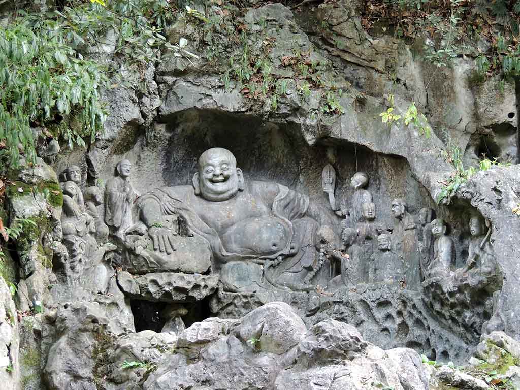 656 - Scultura nella roccia presso il tempio di Lingyin a Hangzhou/1