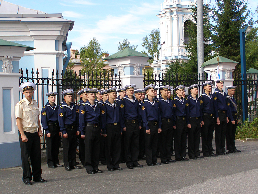 903 - plotone di marinai a San Pietroburgo