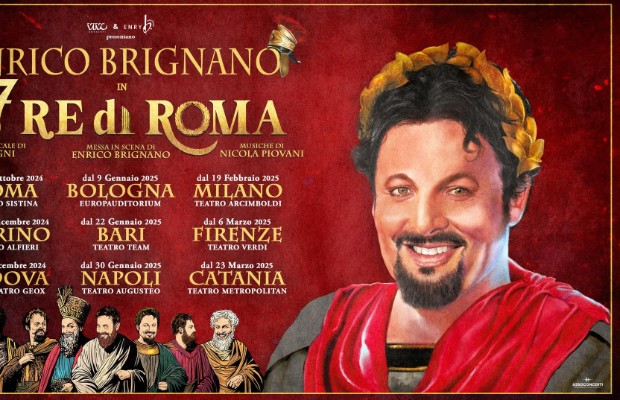 Brignano torna in scena con 'I 7 Re di Roma'