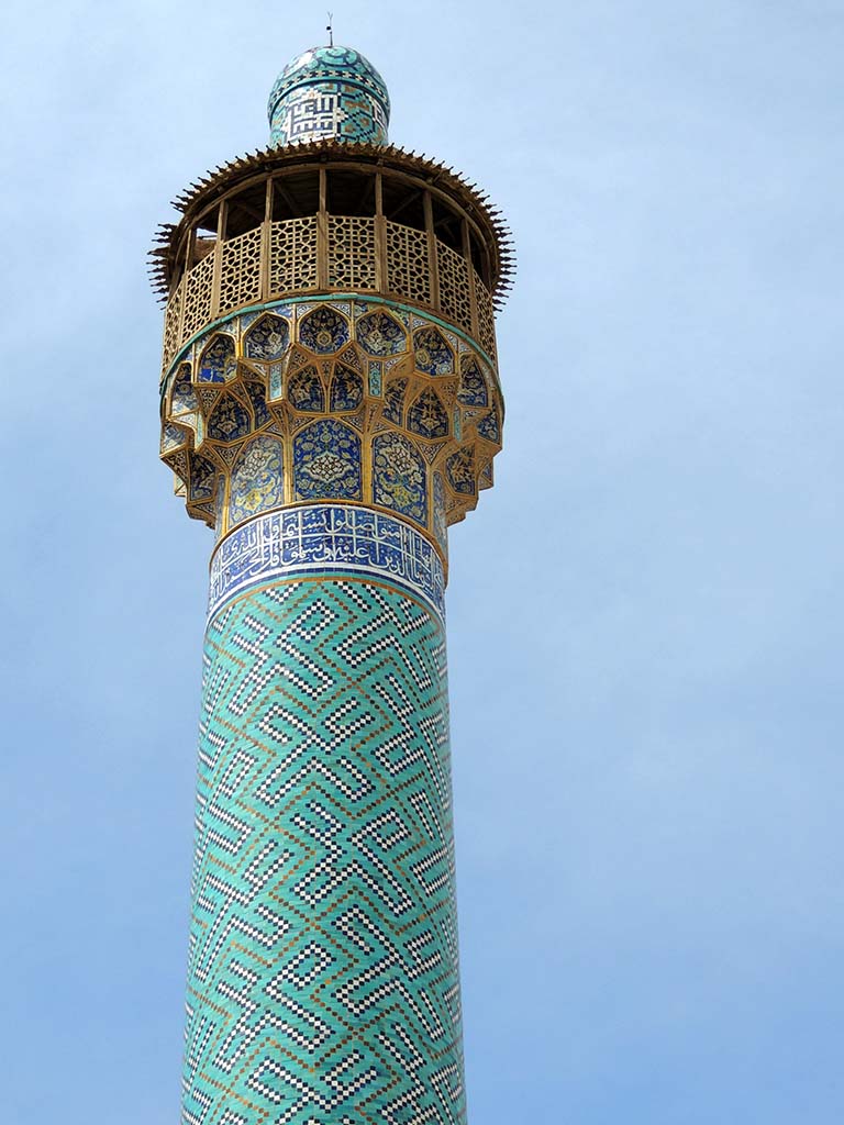 697 - Minareto della moschea del VenerdÃ¬ ad Isfahan