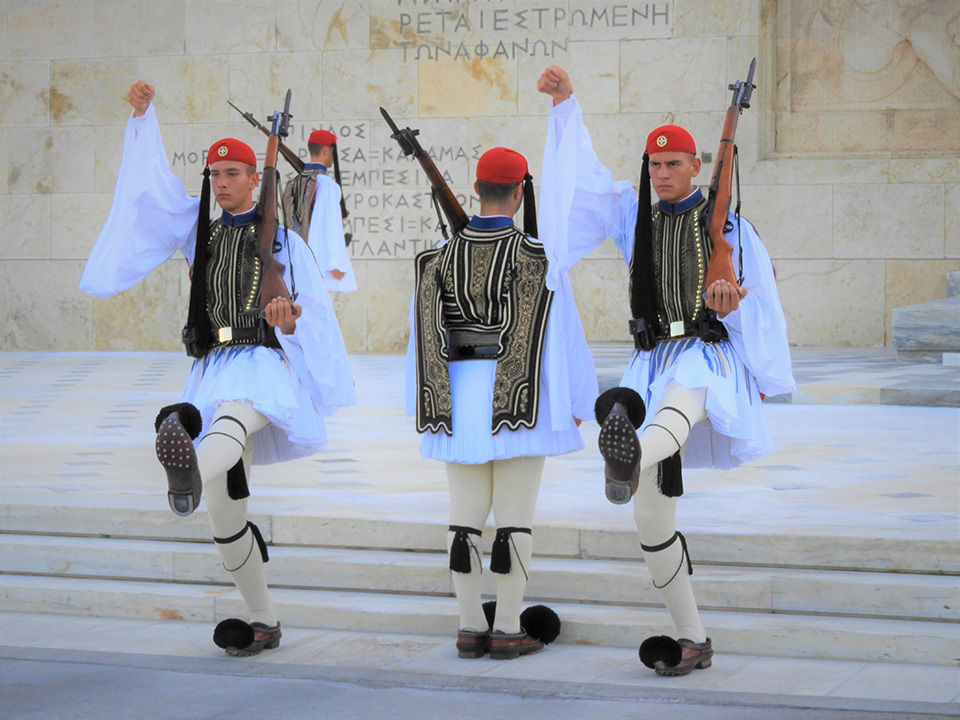 1076 - Cambio della guardia in piazza Syntagma ad Atene - Grecia 