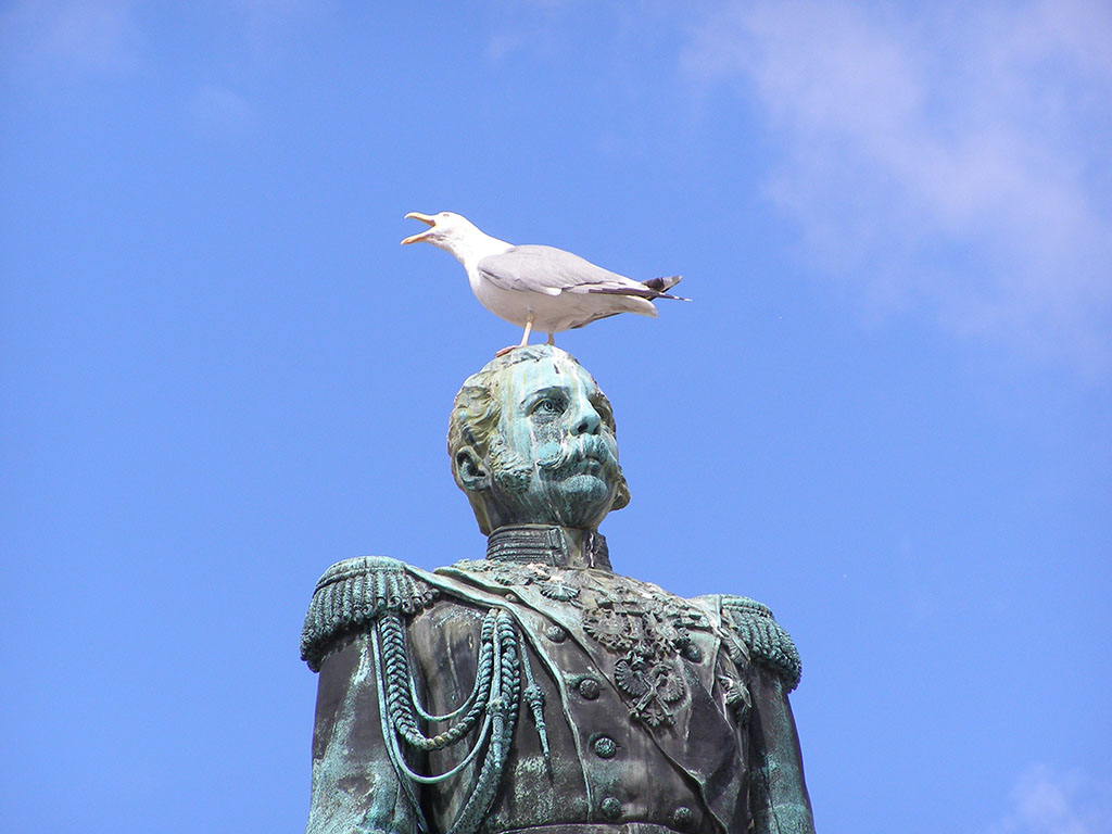 Statua dell'Imperatore Alessandro II in Piazza del Senato a Helsinki - Finlandia