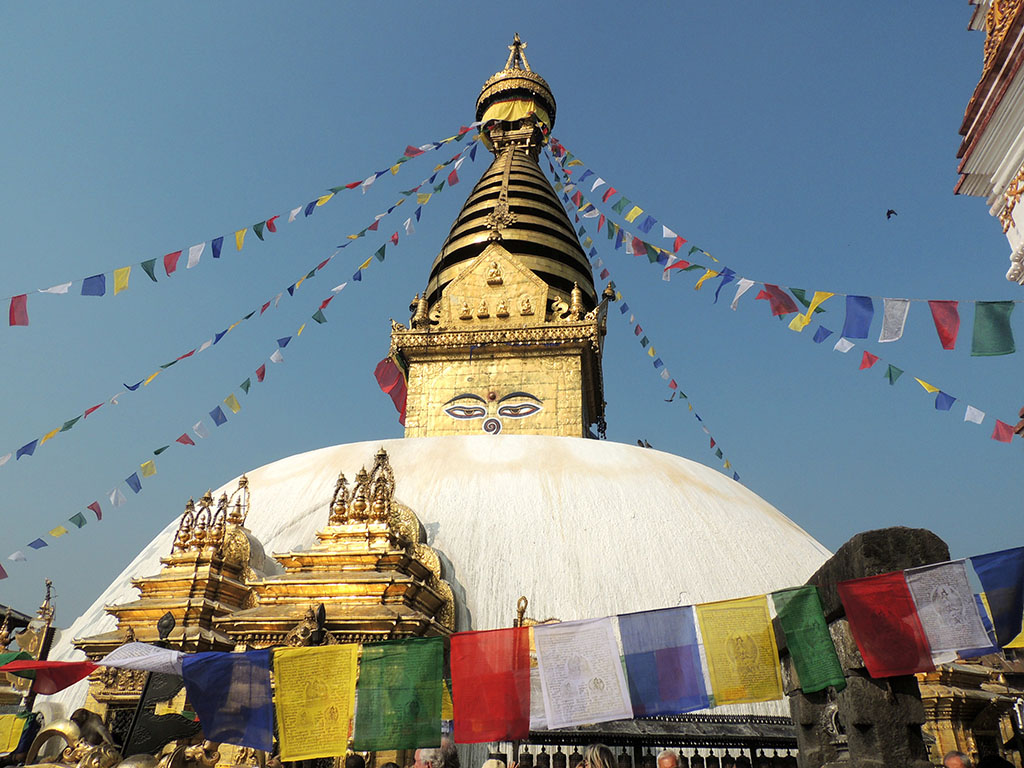 920 - Lo stupa di Swayambhunath a Kathmandu