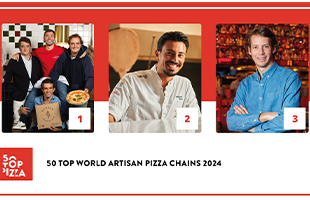 The Top 10 artisan pizza chains in the world according to 50 Top Pizza