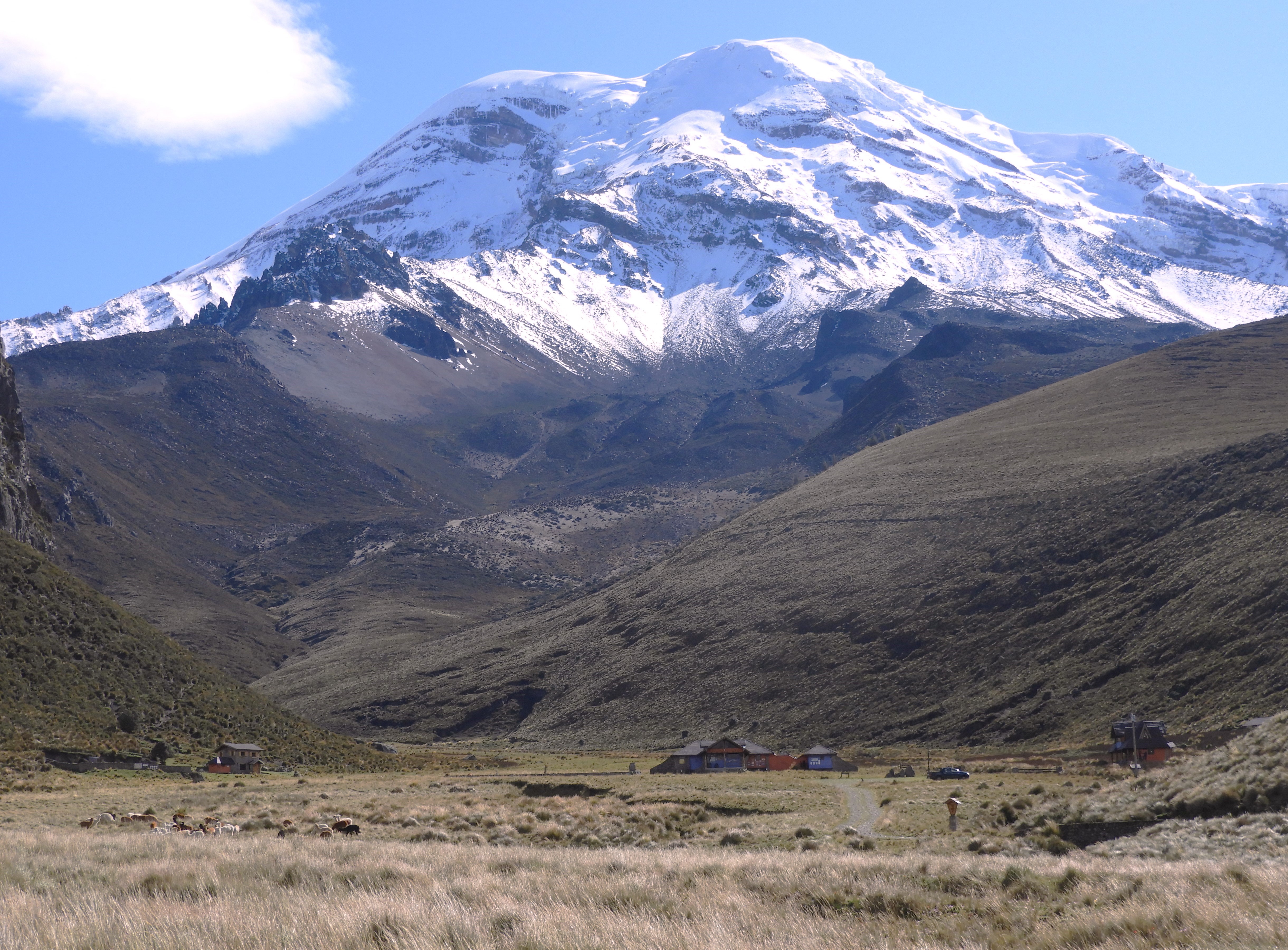 1282 - 014 - Montagna Chimborazo (mt. 6.310) a Riobamba - Ecuador