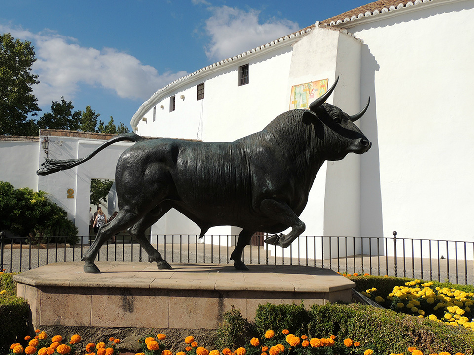 945 - Ingresso della Plaza de Toros a Ronda - Spagna