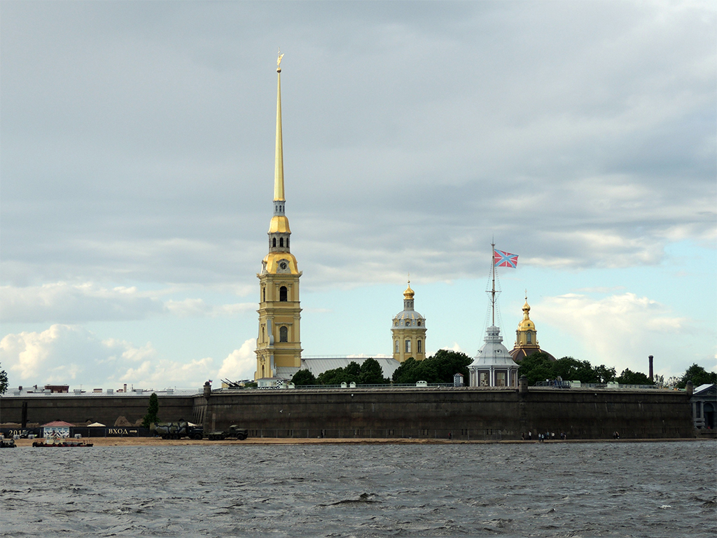 897 - fortezza di S Pietro e Paolo a San Pietroburgo 