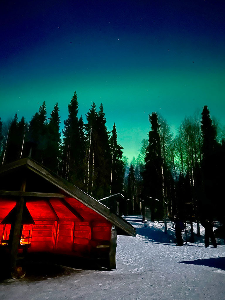 Aurora Boreale a Rovaniemi in Lapponia - Finlandia